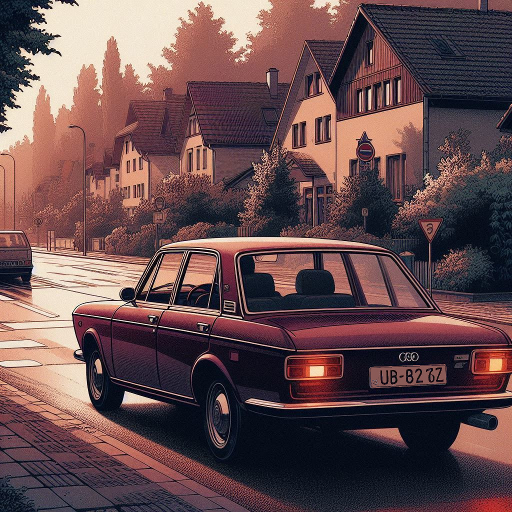 Dawn Burgundy Audi 100