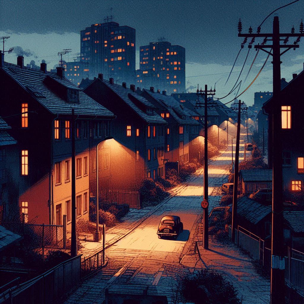 Ludwigs Neighbourhood At Night